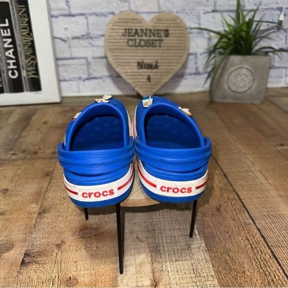 Crocs Kid's Unisex Crocband Clog Blue Bolt Croslite US Kid's J 3 - Picture 10 of 13